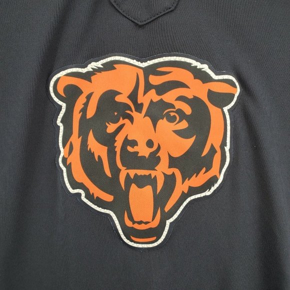 Chicago Bears Shirt Women's Laced up V-Neck Short Sleeve NFL Team Apparel Small - Picture 8 of 12